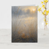 First Light Kin Becoming Greeting Card Karte (Gelbe Blume)