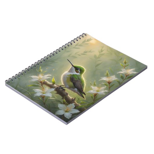 First Light Kin Hummingbird Notebook Notizblock (Linke Seite)