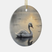 First Light Kin Swan Glass Ornament (Rechts)