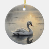 First Light Kin Swan Glass Ornament (Vorne)