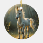 First Light Kin Unicorn Glass Ornament (Hinten)