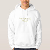 First Light Mindset Minimalist Zitat Hoodie (Vorderseite)