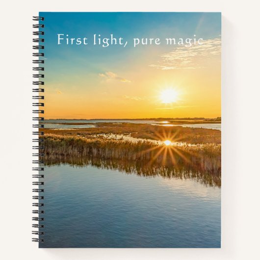 First Light Pure Magic Marschland Notizblock (Vorderseite)