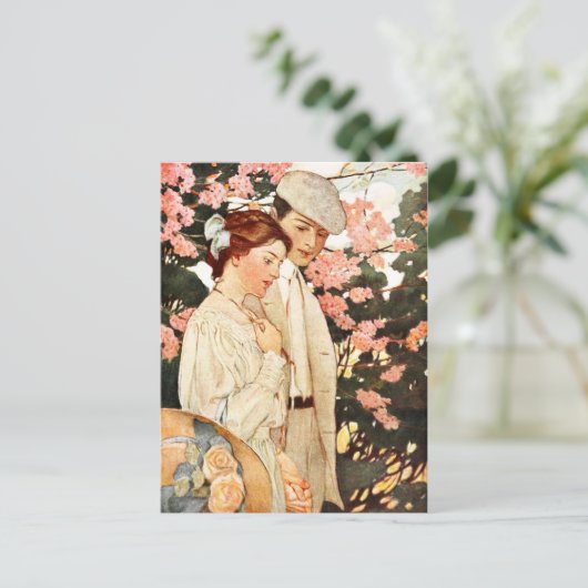 First Love and Mere Enchantment Postkarte (Stehend Vorderseite)