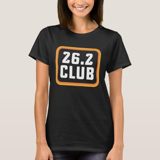 First Marathon Runner Running 26 2 Club Marathoner T-Shirt (Vorderseite)