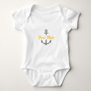 First Mate Anchor Baby Strampler