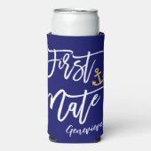 First Mate | Trauzeugin Junggeselinnen-Abschied Selters Dosenkühler (Seltzer Vorderseite)