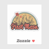 First Mesa, Arizona Sticker (Blatt)