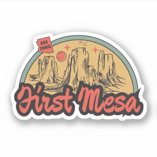 First Mesa, Arizona Sticker (Vorderseite)