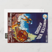 First Moon Monster Postcard from Monster Kid Radio Postkarte (Vorne/Hinten)