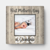 First Mother Day Oma Custom Foto Plaque Fotoplatte (Vorderseite)