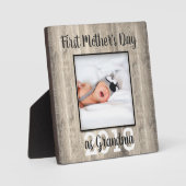 First Mother Day Oma Custom Foto Plaque Fotoplatte (Vorderseite)