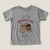 First Mother Day Shirt 2025/Pink Matching Outfit (Design Vorderseite)