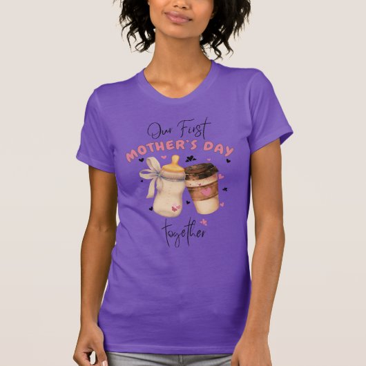 First Mother Day Shirt 2025/Pink Matching Outfit (Vorderseite)