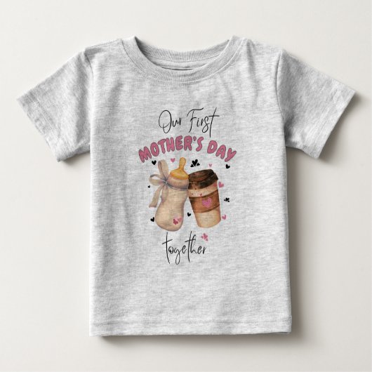 First Mother Day Shirt 2025/Pink Matching Outfit (Vorderseite)