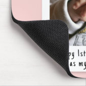 First Mother Day Snapshot Style Foto Keepake Mousepad (Ecke)