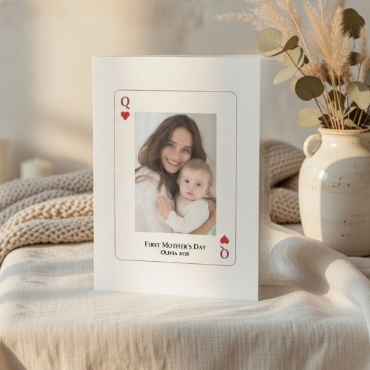 First Mother’s Day 2026 Card | Personalized Mom Feiertagskarte