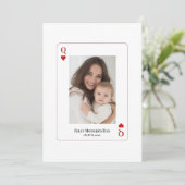 First Mother’s Day 2026 Card | Personalized Mom Feiertagskarte (Stehend Vorderseite)