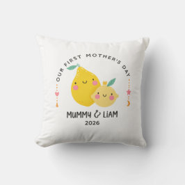 First Mother’s Day 2026 Cute Lemon Mom & Baby Kissen