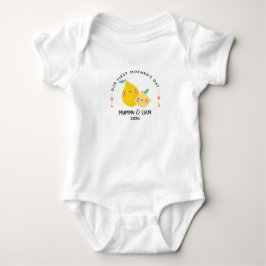 First Mother’s Day 2026 Cute Lemon Mom & Baby Strampler