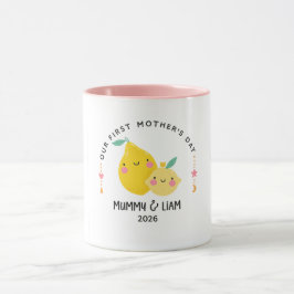 First Mother’s Day 2026 Cute Lemon Mom & Baby Tasse