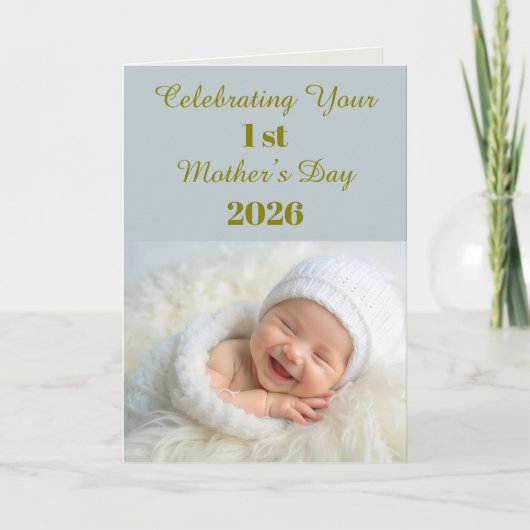 First Mother’s Day 2026 Gift Karte (Vorderseite)