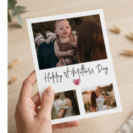 First Mother’s Day Personalized Photo Card New Mom Feiertagskarte