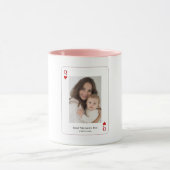 First Mother’s Day Personalized Photo  Tasse (Zentrum)