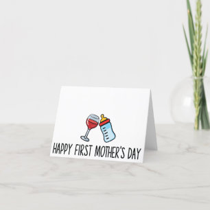 First Mother's Day Card - Happy First Mother Feiertagskarte