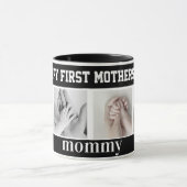 first mothers day cute photo collage Mug Tasse (Zentrum)