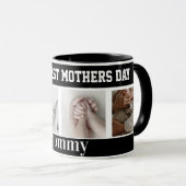first mothers day cute photo collage Mug Tasse (VorderseiteRechts)