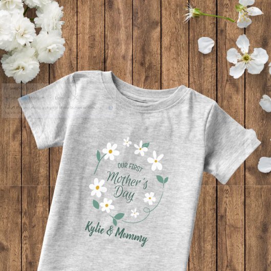 First Mother's Day Matching Shirts New Mom & Baby