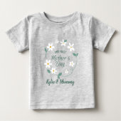 First Mother's Day Matching Shirts New Mom & Baby (Vorderseite)