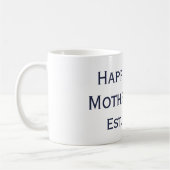 First Mother's Day Navy & Pink Tasse (Links)