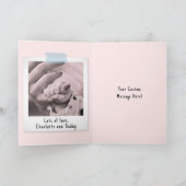 First Mother's Day Snapshot Style Foto Karte (Innenseite)