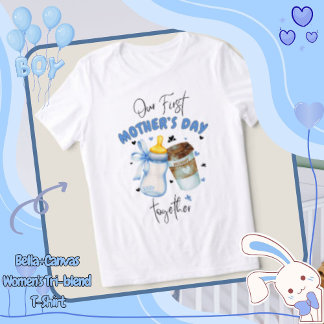 First Mthers Day Shirt 2025 /Blue Matching Outfit