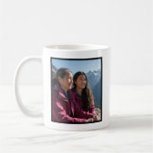 First My Mother Forever Friend Custom 1 Photo Kaffeetasse (Links)