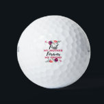 First My Mother Forever My Friend black Golfball<br><div class="desc">First My Mother Forever My Friend black design. This is a short sentimental quote which is great as a gift for Mother's day. Also suitable as a general mother gift for Birthday,  Christmas or Valentine's Day.</div>