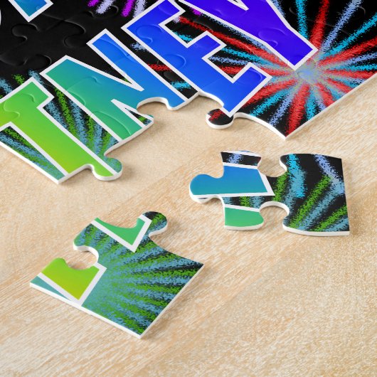 First Name "BRITTNEY", Fun "HAPPY BIRTHDAY" Puzzle (Seite)