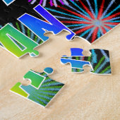 First Name "EVAN", Fun "HAPPY BIRTHDAY" Puzzle (Seite)