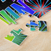 First Name "KEVIN", Fun "HAPPY BIRTHDAY" Puzzle (Seite)