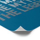 First Name Lance The Man Myth Legend D Funny Poster (Ecke)