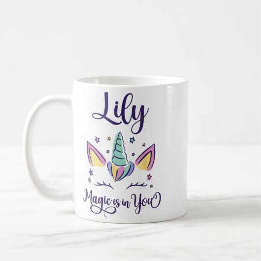 First Name Lily D Lily  Kaffeetasse (Links)