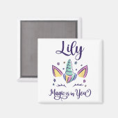 First Name Lily D Lily Magnet (Vorderseite/Rückseite)