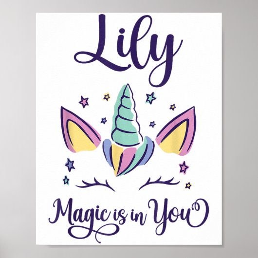 First Name Lily D Lily  Poster (Vorne)