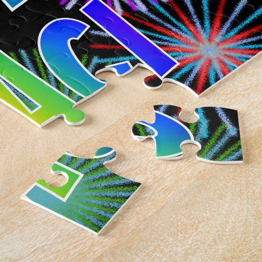 First Name "TRACI", Fun "HAPPY BIRTHDAY" Puzzle (Seite)