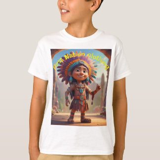 First-Nation-Kleidung Kinder indisch T-Shirt