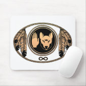 First Nations Mousepad Wolf Native Art Gaben Metis (Mit Mouse)