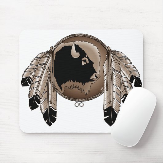 First Nations Wildlife Gaben Native Art Mousepad (Mit Mouse)