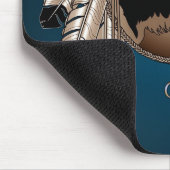 First Nations Wildlife Gaben Native Art Mousepad (Ecke)